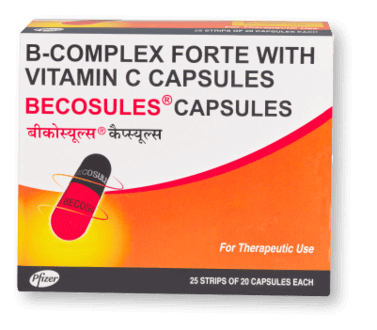 Becosules capsules packshot