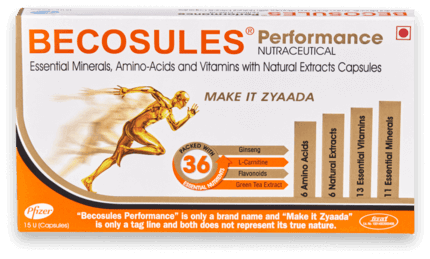 Becosules performance packshot